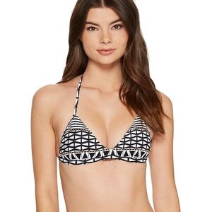 Seafolly Geometric Black and White Bikini Top and bottom